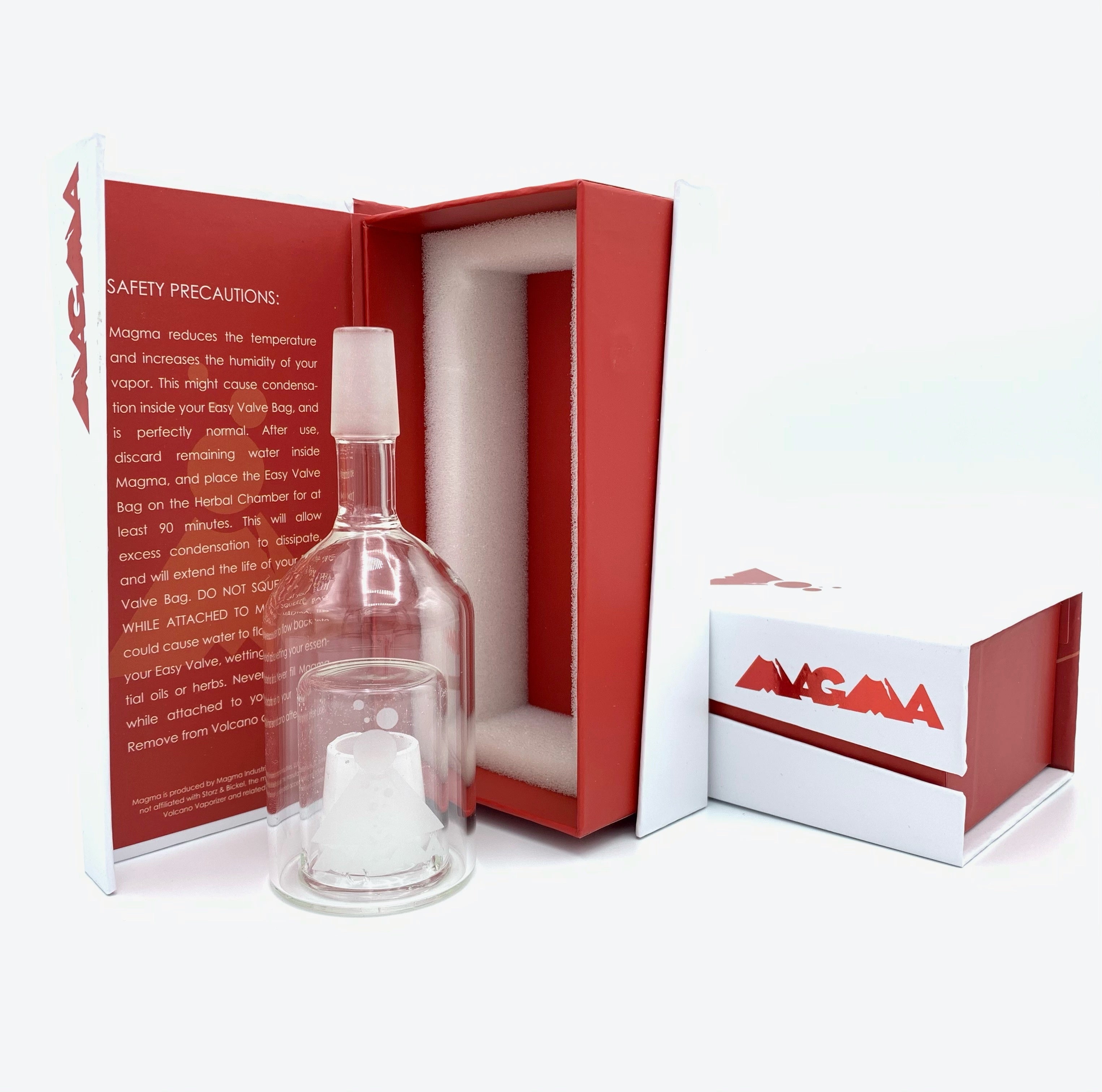 Clear Magma Wasserfilter für Volcano Vaporizer - Limited Edition aus Borosilikatglas